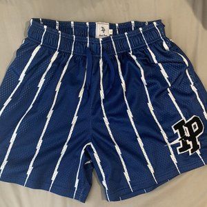 Inaka Power XL Blue Pinstripe Shorts